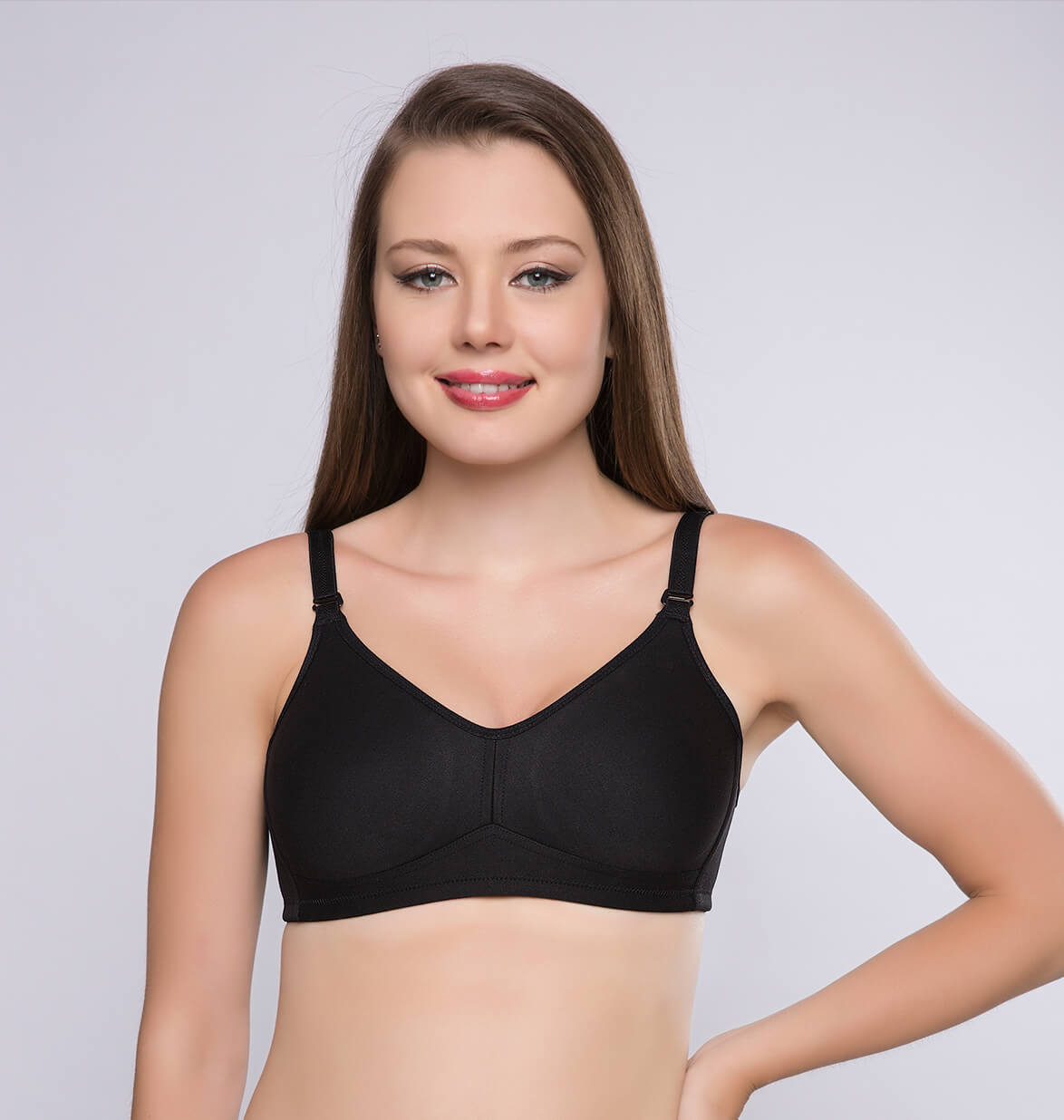 TRYLO ALPA Women's Bra White/Black/Skin - D Cup - Nari