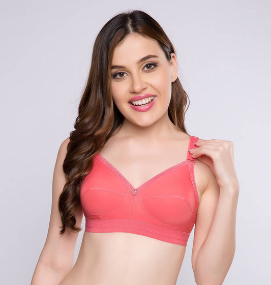 Buy online Riza Cute Is A Cotton/hosiery Bra from lingerie for
